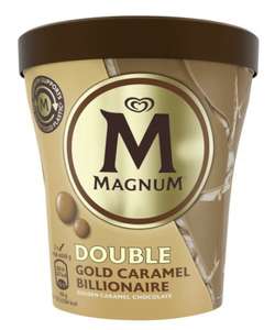 Magnum Double Gold Caramel Billionaire 440ml Becher