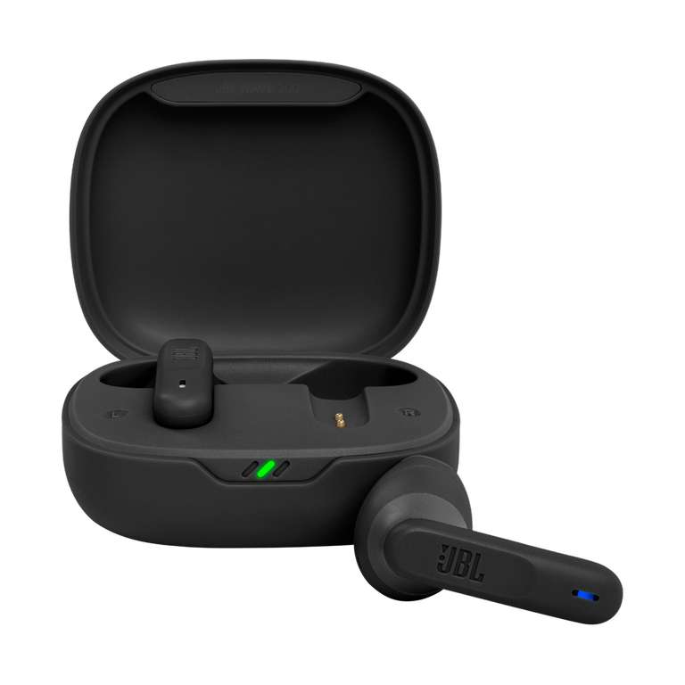 JBL Wave 300TWS In Ear Kopfhörer | Bluetooth 5.2 | USB-C | 6h Akku + 20h in der Ladebox | Schnellladefunktion | Sprachassistent | in schwarz