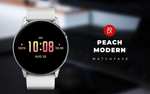 (Google Play Store) Peach Modern Watch Face (WearOS Watchface, digital)