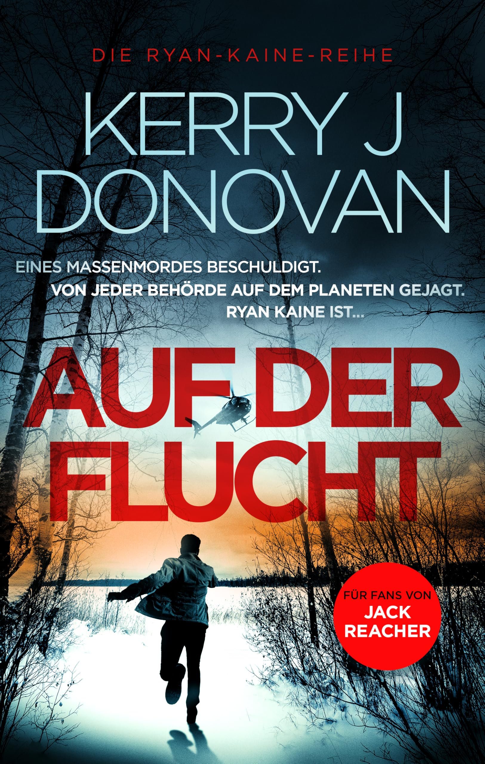 (Amazon Kindle) Auf der Flucht (Die Ryan-Kaine-Reihe 1) | Thriller im Jack Reacher Stil | abgeschlossene Handlung | eBook | 4,2*390 Bew.