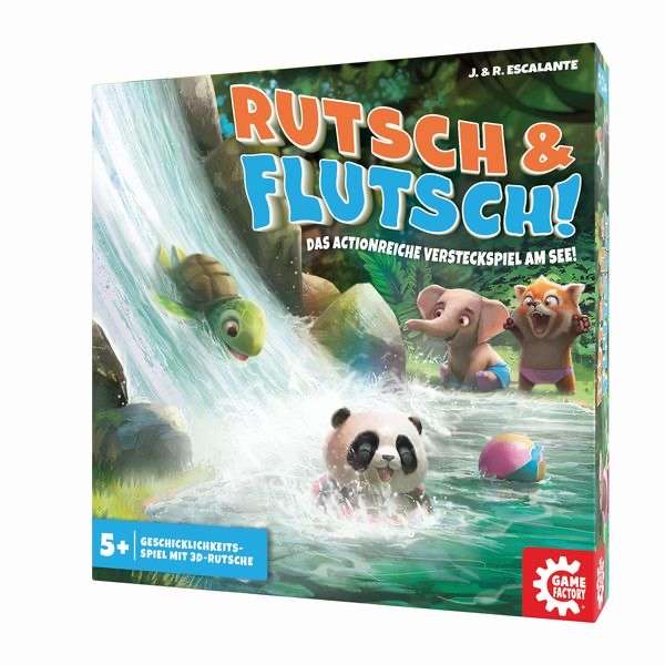 Rutsch & Flutsch! / Empfehlungsliste Kinderspiel des Jahres 2023 / Kinderspiel / Brettspiel / Game Factory / Gesellschaftsspiel / bgg 7.3