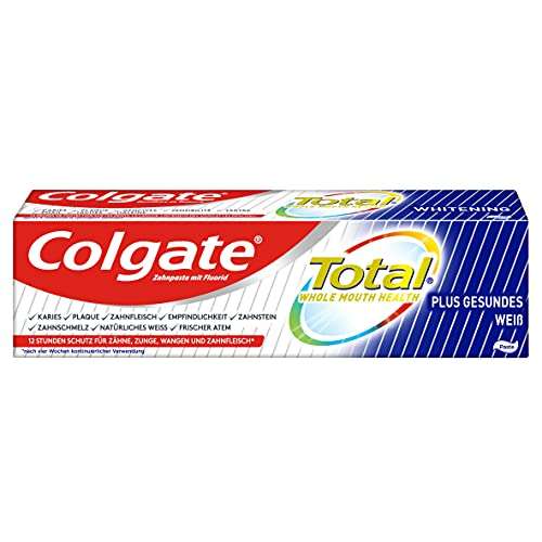 Colgate Zahnpasta Total Plus Gesundes Weiß 12 x 75ml (PRIME Sparabo)