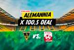 [100,5 Das Hitradio Deal] Alemannia Aachen vs. RW Ahlen Ticketdeal - 45% Rabatt auf eine Sitzplatzkarte Osttribühne, 13.04.2024