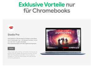 3 Monate Stadia Pro und 3 Monate YouTube Premium beim Kauf eines Plus- und Premium-Chromebooks