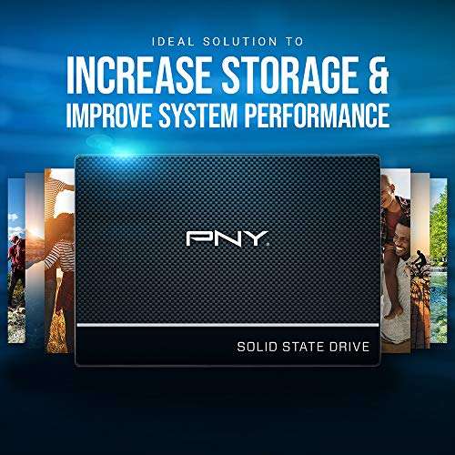 PNY CS900 Interne SSD SATA III, 2,5 Zoll, 1 TB, Lesegeschwindigkeit bis zu 535 MB/s