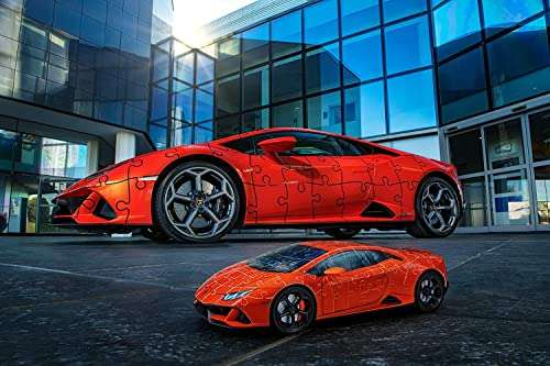 Ravensburger 3D-Puzzle Lamborghini Huracán Evo (108 Teile), 3D Puzzle, ab 8 Jahren, Modellauto für 14,09€ inkl. Versand (Amazon Prime)