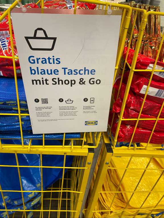 (LOKAL IKEA Duisburg) Gratis FRAKTA Tragetasche mit Scan & Go