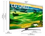 LG 55QNED819QA TV 139 cm (55 Zoll) QNED Fernseher (Active HDR, 120 Hz, Smart TV) [Modelljahr 2022]