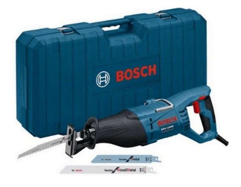 Bosch Professional Säbelsäge GSA 1100 E (1100 Watt, inkl. 1 x Säbelsägeblatt für Holz, 1x Säbelsägeblatt für Metall, im Koffer) PRIME