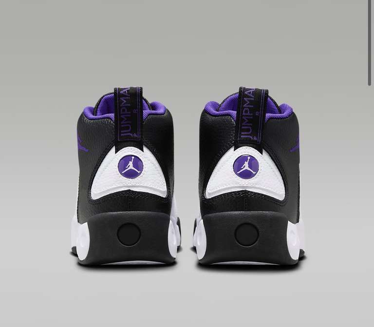 Air Jordan Jumpman Pro | Sneaker | schwarz-weiß + purple / lila