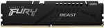 Kingston FURY Beast schwarz DIMM 8GB, DDR5-6000, CL40-40-40 (KF560C40BB-8) - 2,08€ pro GB