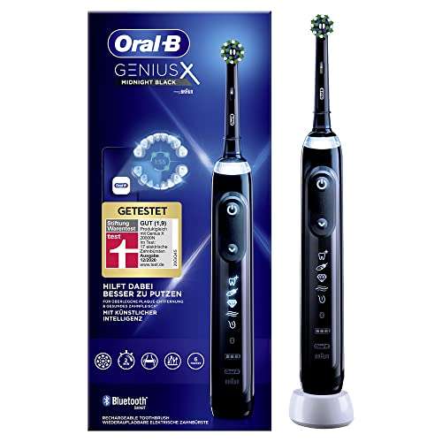 [Amazon Prime Day] Oral-B Genius X Elektrische Zahnbürste Midnight Black