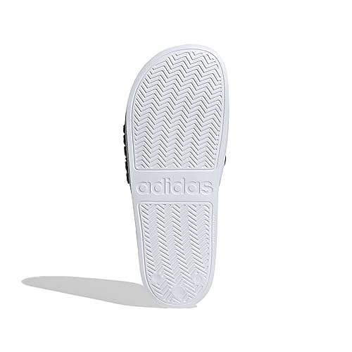 adidas Unisex Adilette Shower 3-Stripes Slides Schlappen, weiß @ Amazon Prime
