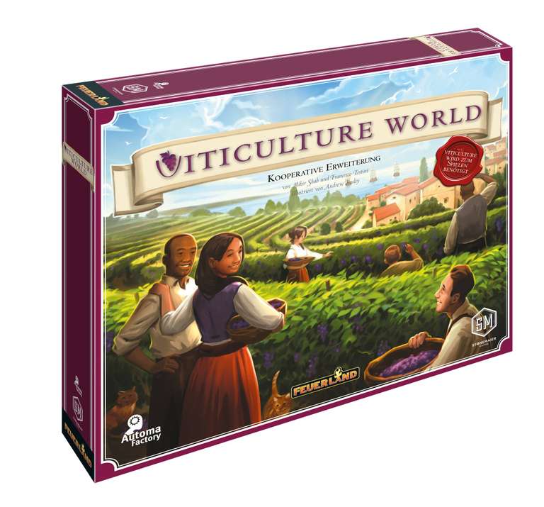 Viticulture World | kooperative Erweiterung für Viticulture | für 1 - 6 Personen ab 14 Jahren | ca. 75 - 95 Minuten | BGG: 7,9