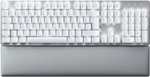Razer Pro Type Ultra mechanische Tastatur | weiße LEDs | lineare Razer YELLOW Switches | USB-C, Bluetooth, 2.4GHz | inkl. Handballenauflage