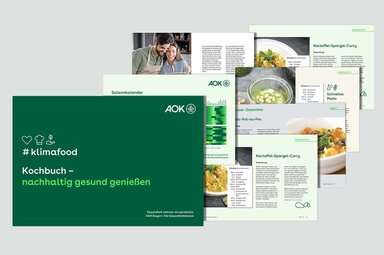 [AOK Bayern] Kochbuch, Kochschürze und ein Kochlöffel gratis von der AOK für Personen mit Wohnsitz in Bayern