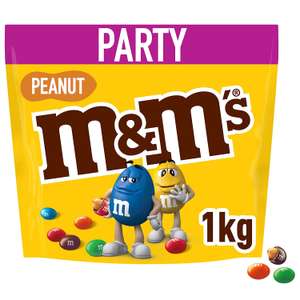 Sammeldeal, z.B. M&M'S Peanut Schokolade Großpackung | Schokolinsen mit Erdnusskern | Party-Mix | 1kg | 6,20€ möglich [Prime Spar-Abo]