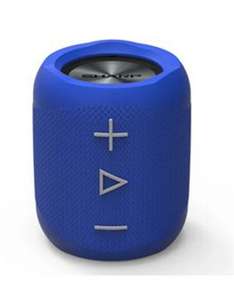 Tragbarer Bluetooth Lautsprecher Sharp GX-BT180 in blau | IP56 | 14W | Voice Assistant Siri o. Google | 10 Stunden Akku
