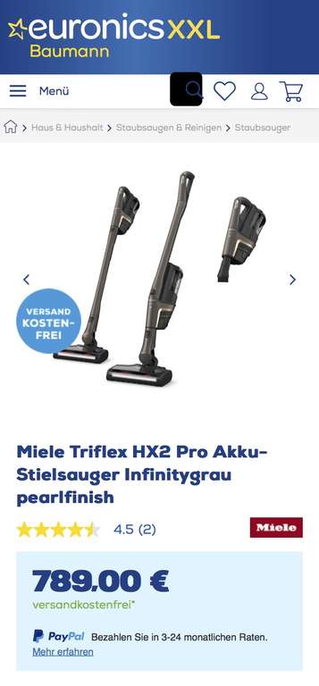 Miele TriFlex Hx2 Pro