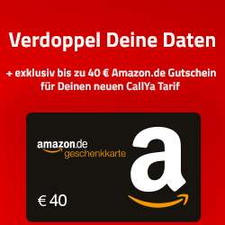 40€ Amazon Gutschein für Bestellung von Vodafone CallYa Digital, 25€ Gutschein für CallYa Allnet Flat M / S und CallYa Start
