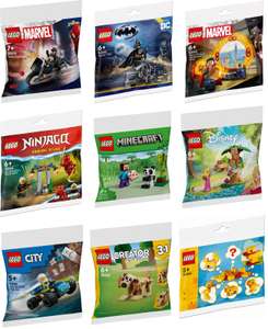 LEGO Polybags für je 3,39 Euro, mit Payback effektiv für je 2,36 Euro, z. B. Venoms Motorrad (30679), Batman 1992 (30653) [Thalia KultClub]