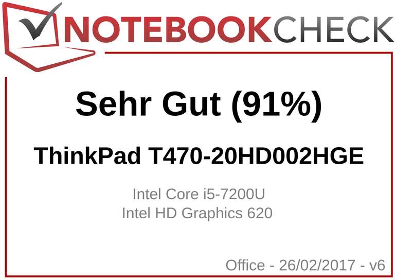 Lenovo ThinkPad T470 14" FHD Laptop - Intel i5 6300u m.2 NVMe SSD USB-C / Thunderbolt + HDMI - gebraucht / refurbished Business-Notebook