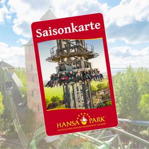 Hansa-Park Saisonkarte 2024 *Vorverkauf* inkl. kostenfreies Parken + freier Eintritt restliche Saison 2023