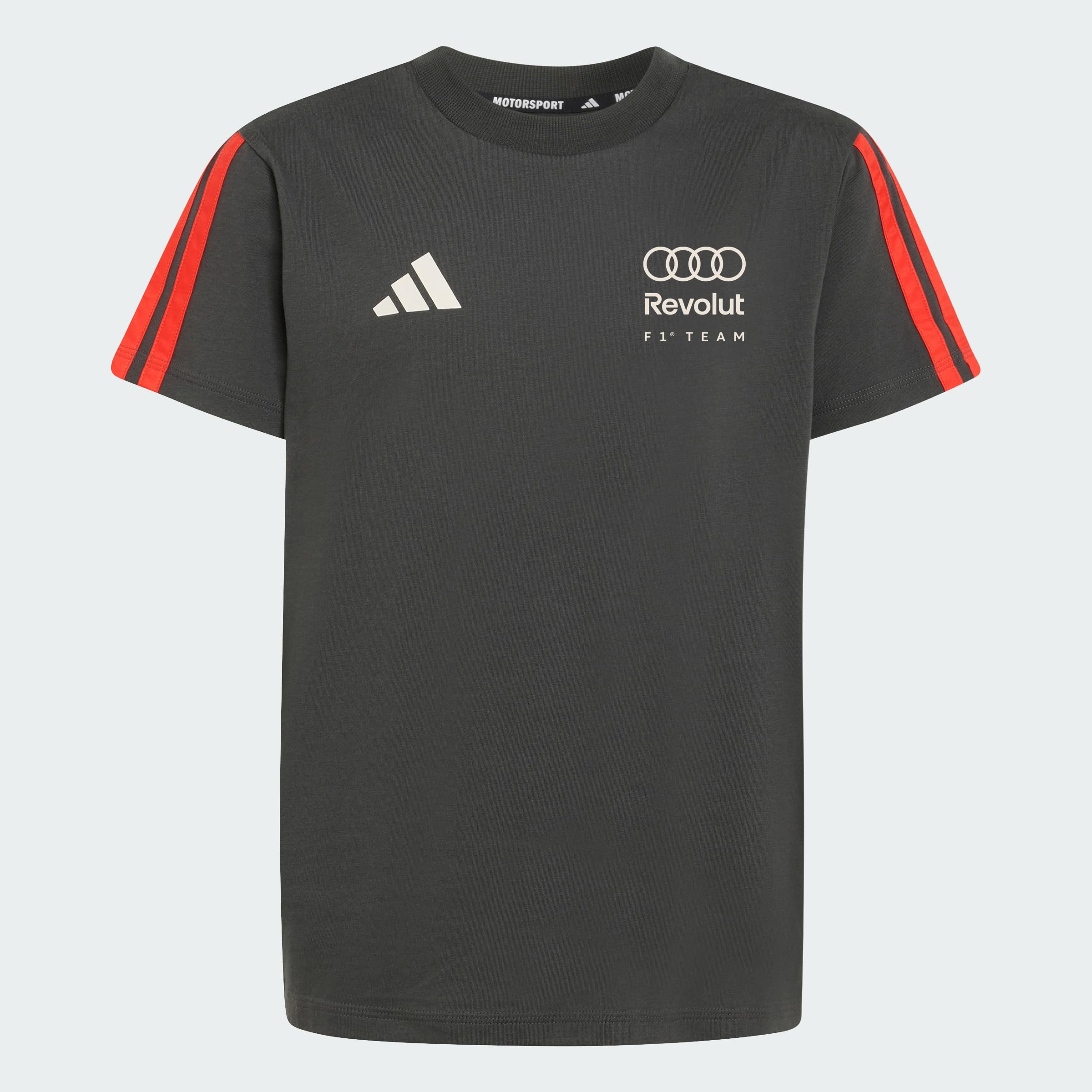 [Amazon] adidas Unisex Kids Audi REVOLUT F1 Team DNA T-Shirt (Gr. 152) für 17,65 € gratis Versand für Prime Mitglieder