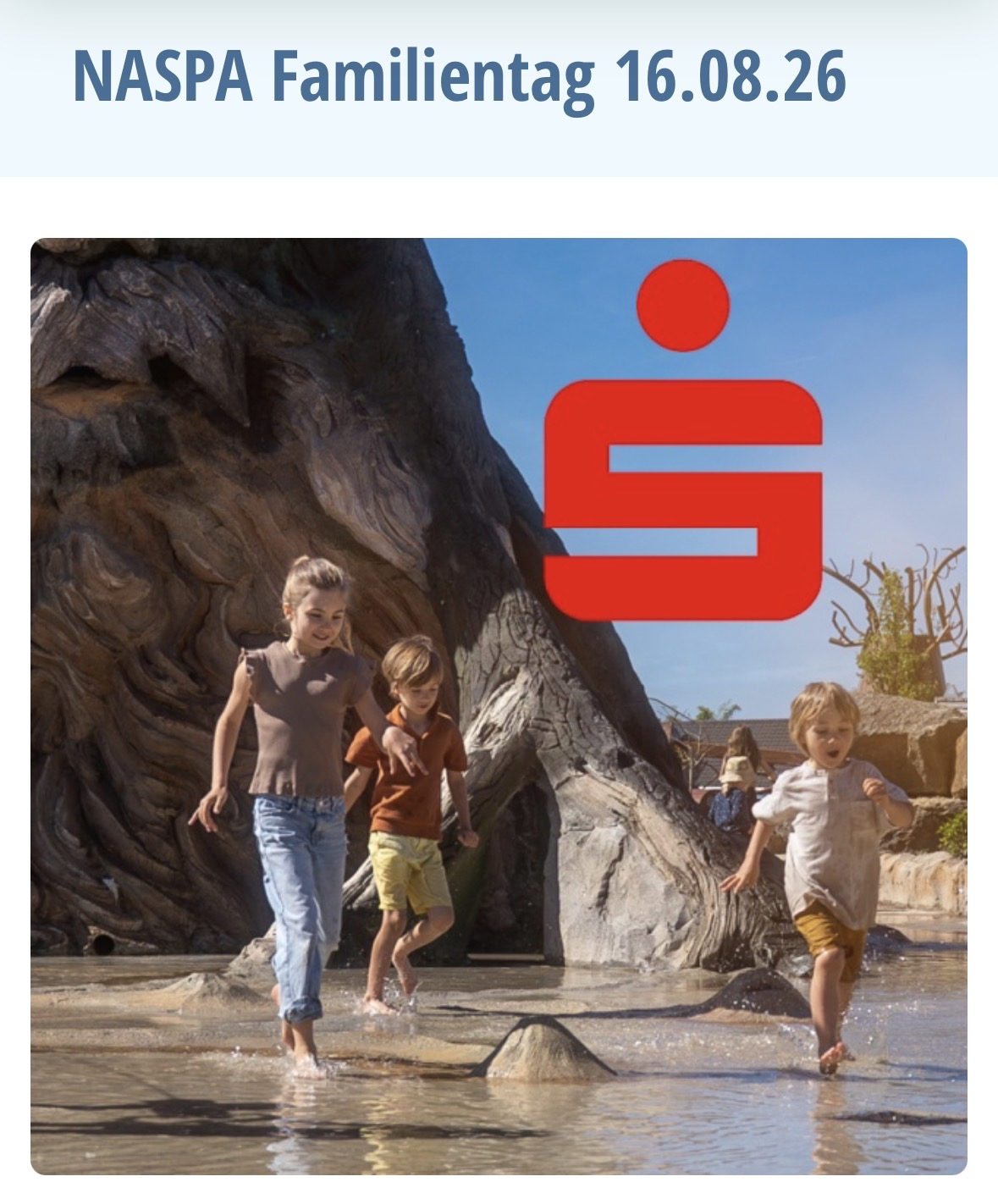 Für alle Naspa Kunden - Am 16.8. für 5€ p.P. ins Taunus Wunderland
