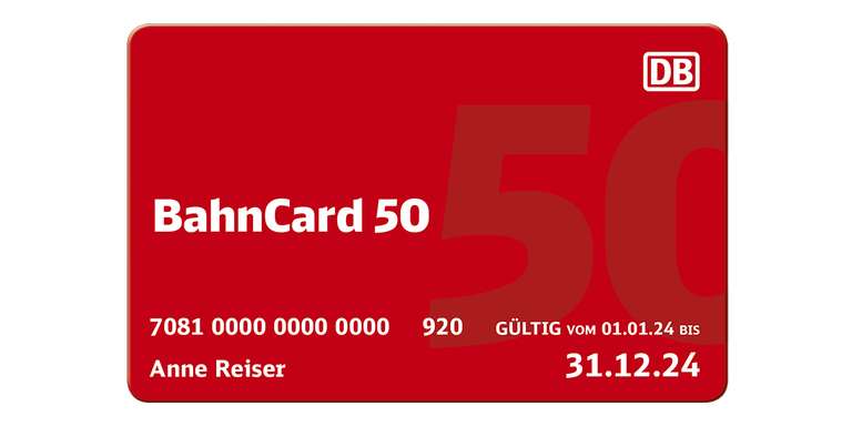 Die deutsche Bahn gibt per Mail Gutscheine für ehemalige BahnCard-Inhaber