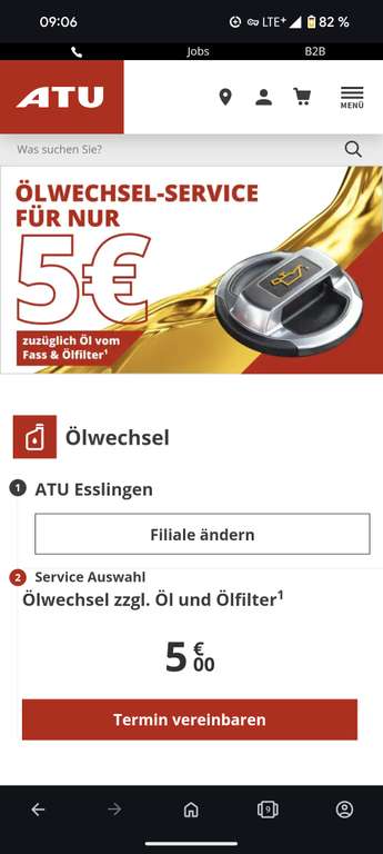 Ölwechsel 5€ zzgl. Ölfilter und Öl - z.B. Mazda 6 (Bj. 2006) für insgesamt 60€