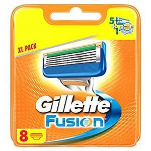 Gillette Fusion Rasierklingen im Amazon Sparabo 8 Stück 15,99 €