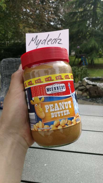 Peanut Butter XXL 650g zu 2,39€ @lidl Erdnussbutter