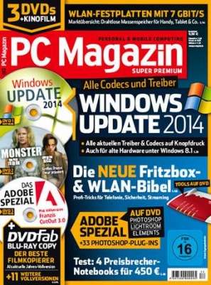 PC Magazin Premium XXL inkl. 3 DVDs/Ausgabe + Archiv-Zugang statt 105€ für 39,95 € durch 61% Rabatt