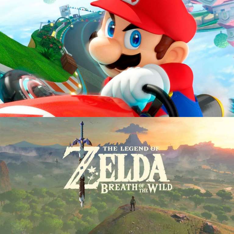 The Legend Of Zelda: Breath Of The Wild (Switch) & Mario Kart 8 Deluxe (Switch) für je 39,99€ (Müller + Amazon)