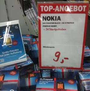 Nokia 100 ohne simlock + 5€ startguthaben O2 @media markt köln kalk, arcaden