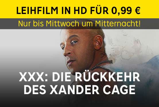 [Rakuten TV] XXX: Die Rückkehr des Xander Cage für 99 Cent leihen