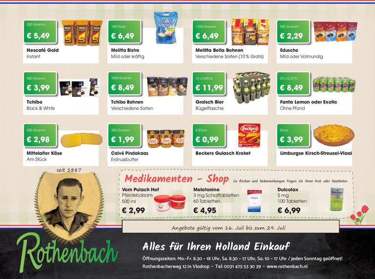 [Grenzgänger NL] Angebote im Rothenbach Supermarkt