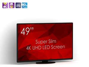 SWEDX Super Slim 125 cm 49 Zoll Ultra HD 4K Monitor / TV  Pixel-Richtlinie 3 @swedx