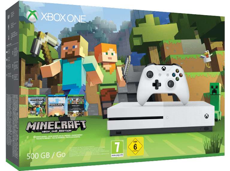 Xbox One S + Minecraft + PES 2016 für 199€ [Saturn]