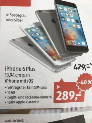 Lokal - Viersen - Aldi Süd Iphone 6 Plus offline