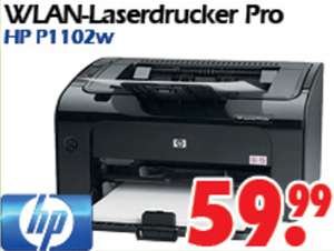 HP LaserJet Pro P1102w SW, WLAN (CE657A) für nur 59,99€ (PVG:180,88€) [Aktionshaus-Wreesmann]