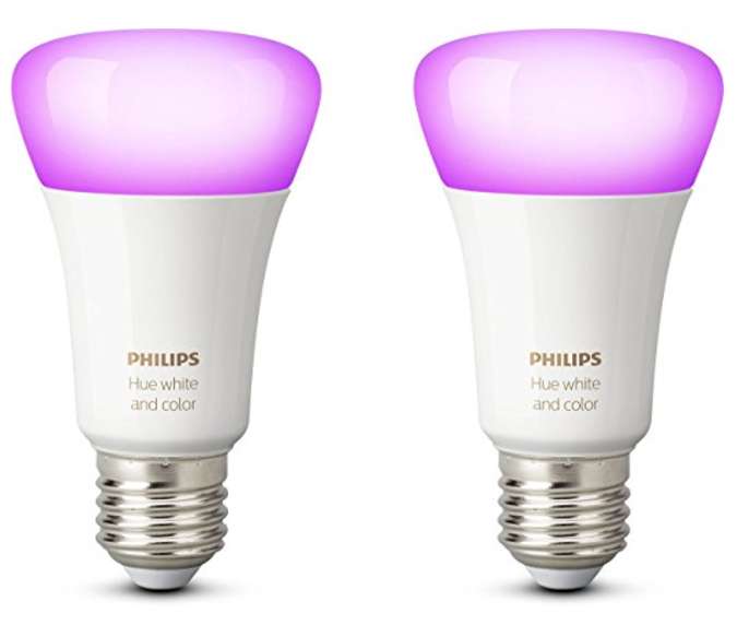 [Amazon] Blitzangebot ab 18:29 Uhr (für Primekunden 30 Minuten früher) Philips Hue White & Color Ambiance E27 LED Lampe - Doppelpack für 74,95€