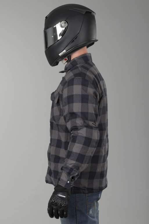 Kevlar-Flanellhemd fürs Motorrad, mehrere Farben verfügbar