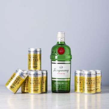[Delinero] Tanqueray Gin 0,7l + Fever-Tree Tonic | Weitere Gin-Tonic-Sets