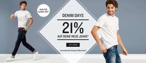 [Tom Tailor] Denim Days: 21% auf alle Jeans