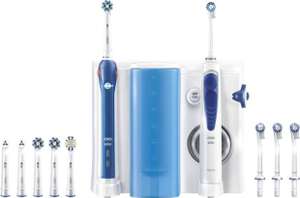 [Amazon.de] Oral-B Mundpflege Center - OxyJet Munddusche + Oral-B Pro 3000 Elektrische Zahnbürste, mit vier OxyJet Aufsteckteilen und sechs Aufsteckbürsten