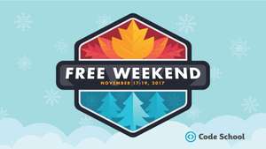 Free Weekend bei CodeSchool - 17.11. - 19.11. alle Programmierkurse kostenlos