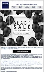 Black Sale bei den Dorint Hotels & Resorts