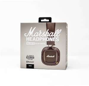Marshall Major II Kopfhörer mit Bluetooth in braun